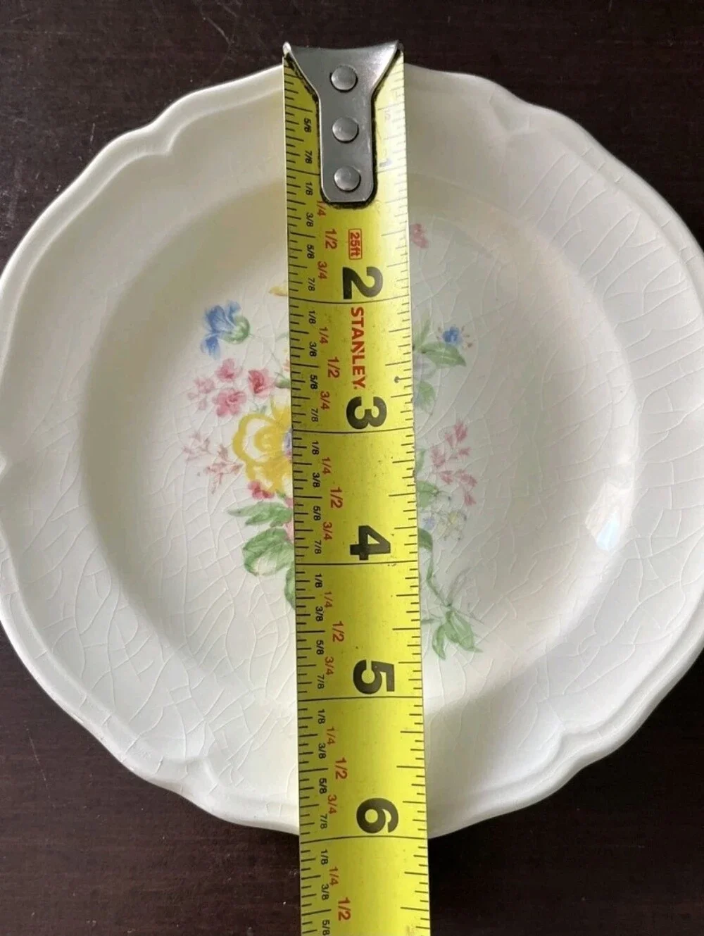Vintage Edwin M Knowles China semi vitreous ivory 2 dessert bowls 1 Desert Plate